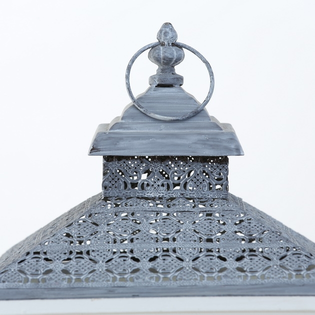 Dřevěná lucerna "Janine" - 81 cm