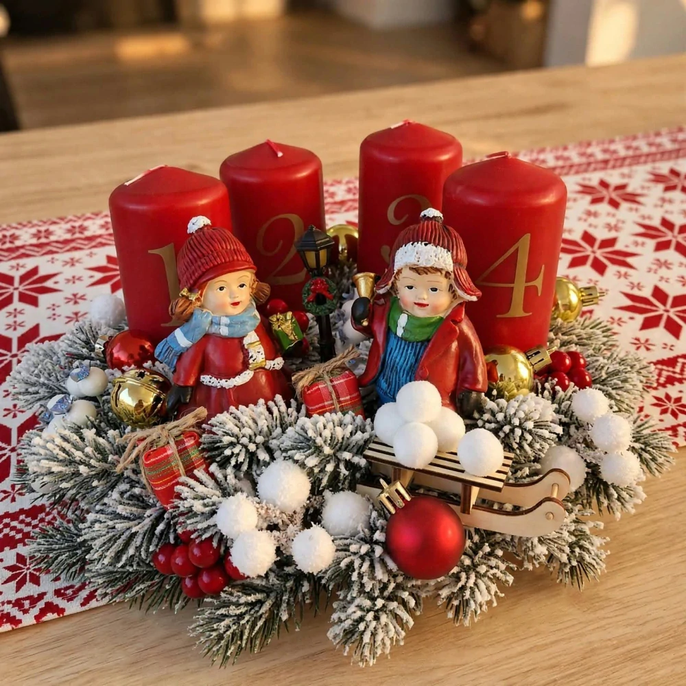 Adventní věnec - 30 cm