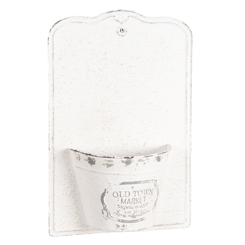 Kovový nástěnný květináč - 39 cm 