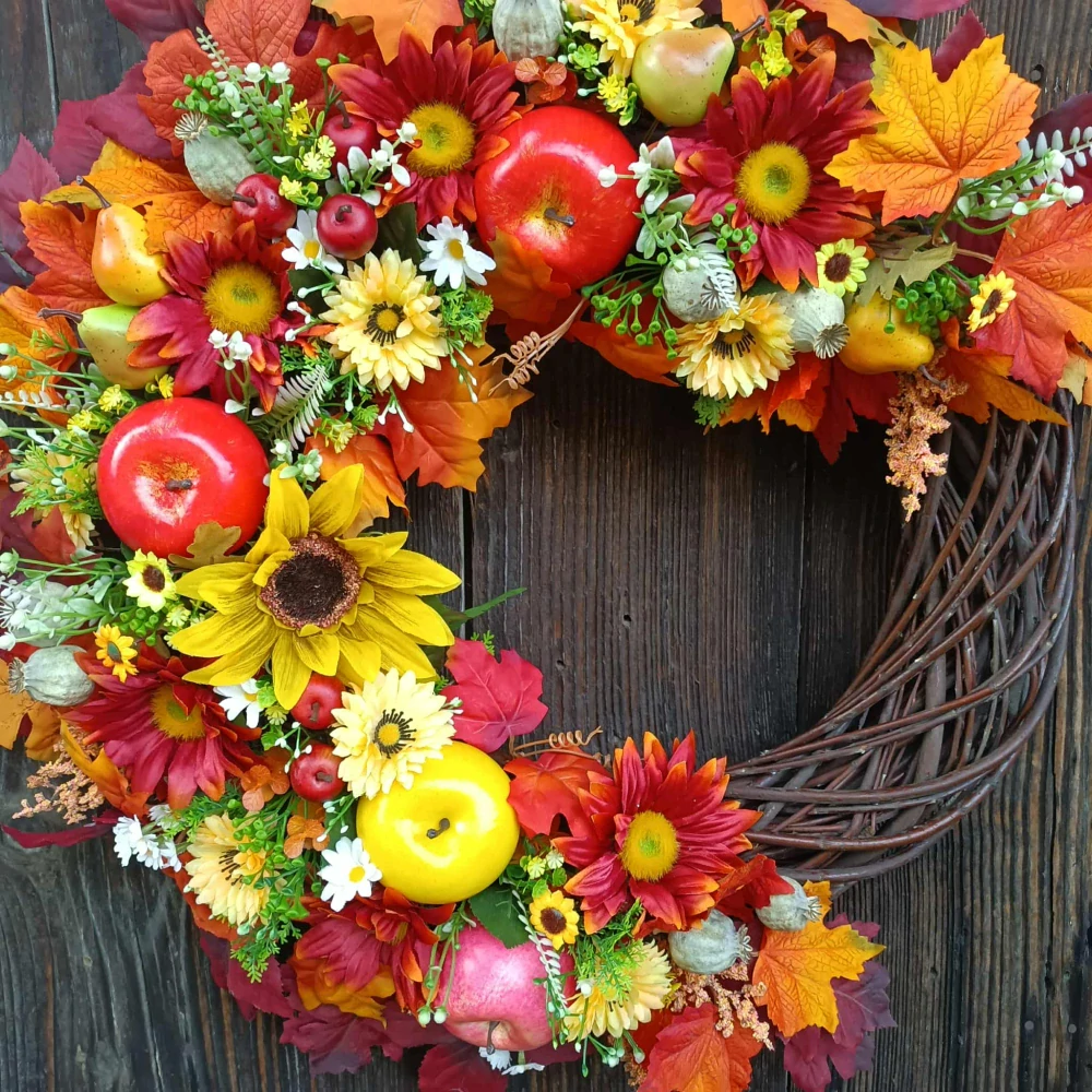 Dekorativní věnec - 72 cm