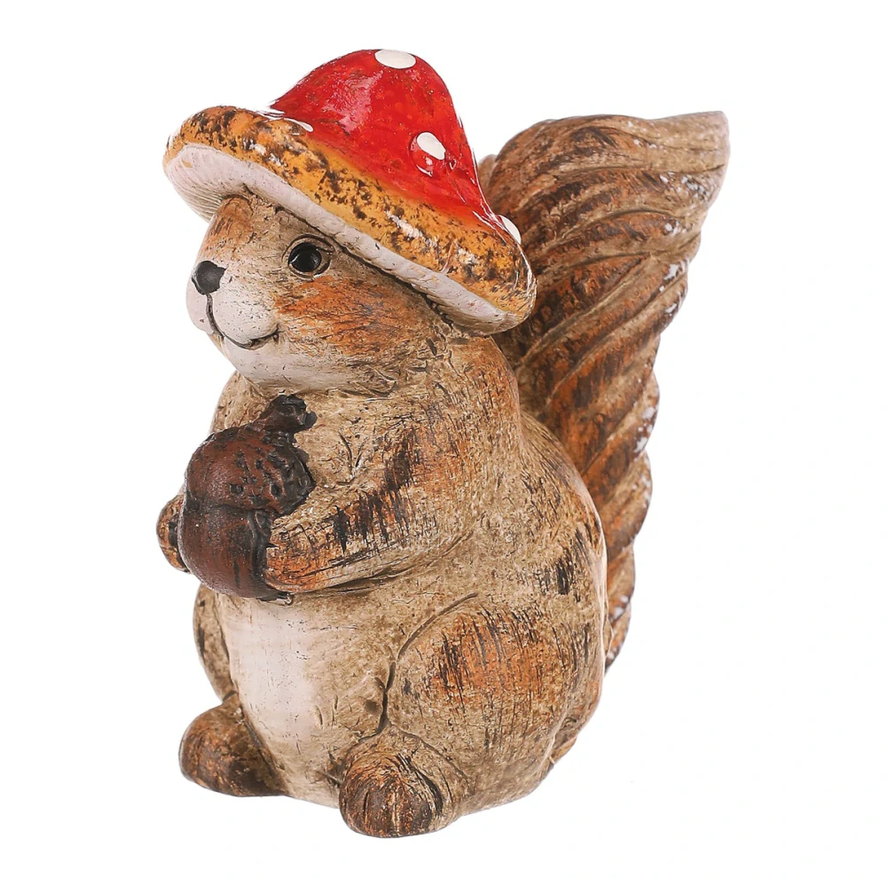 Dekorativní veverka - 8 cm