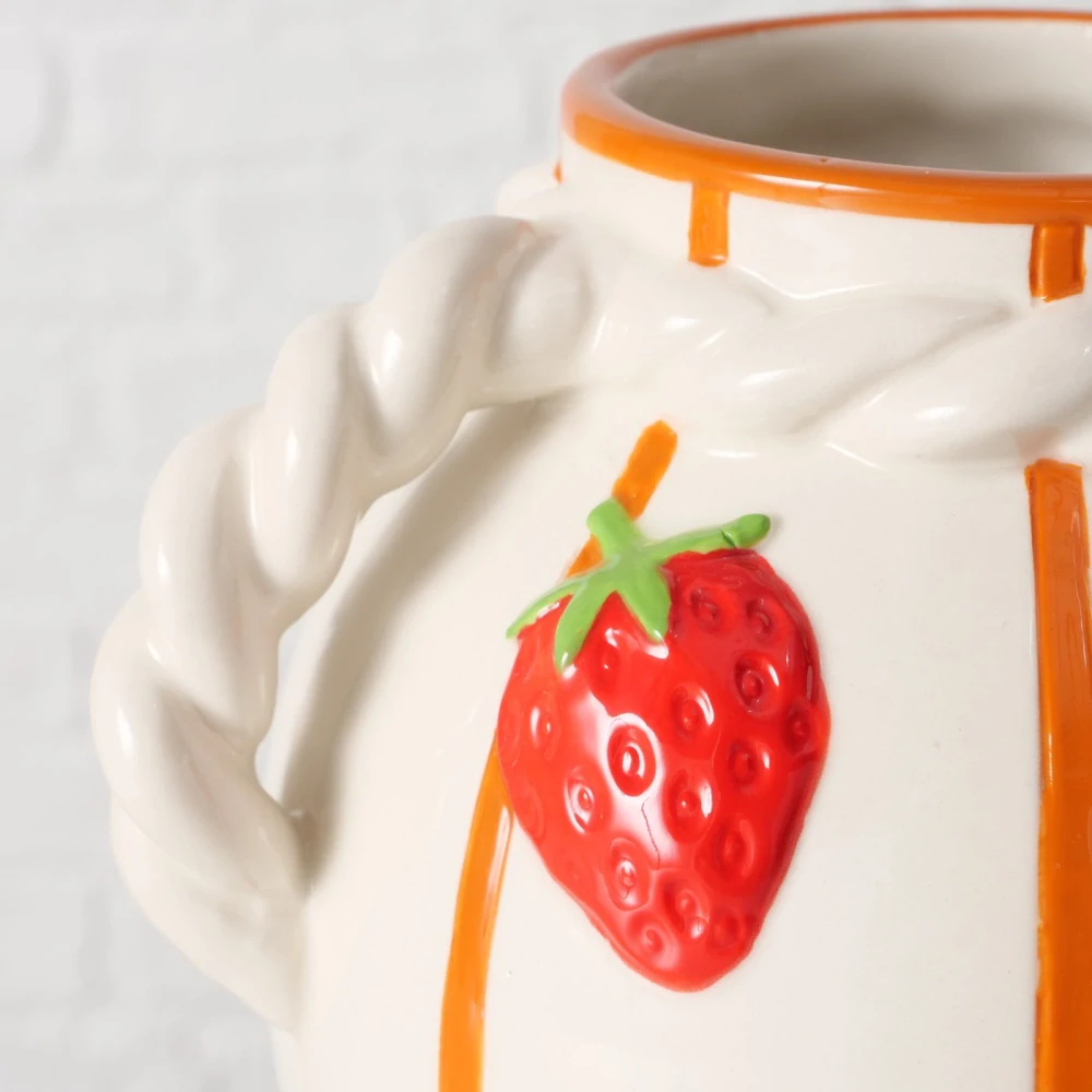 Porcelánová váza "Jahoda" - 17 cm 
