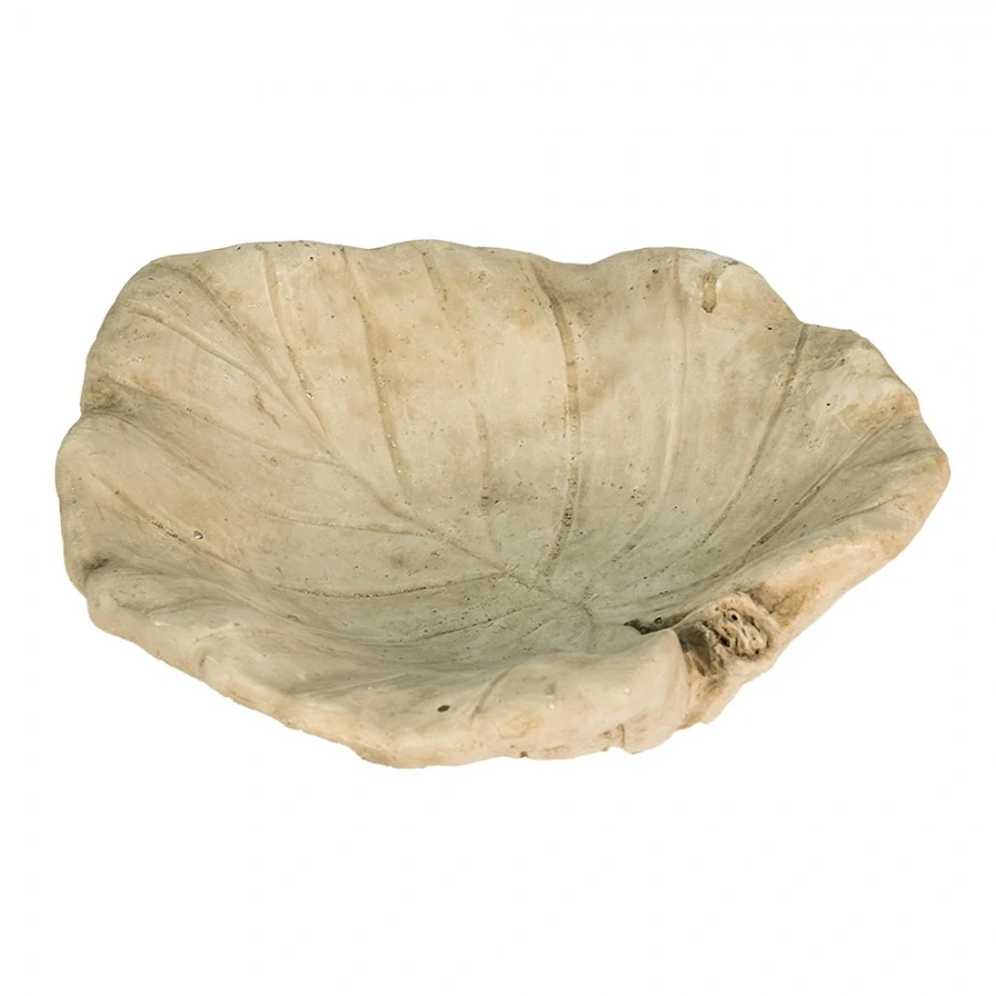 Kameninové pítko pro ptáčky "List" - 22 cm