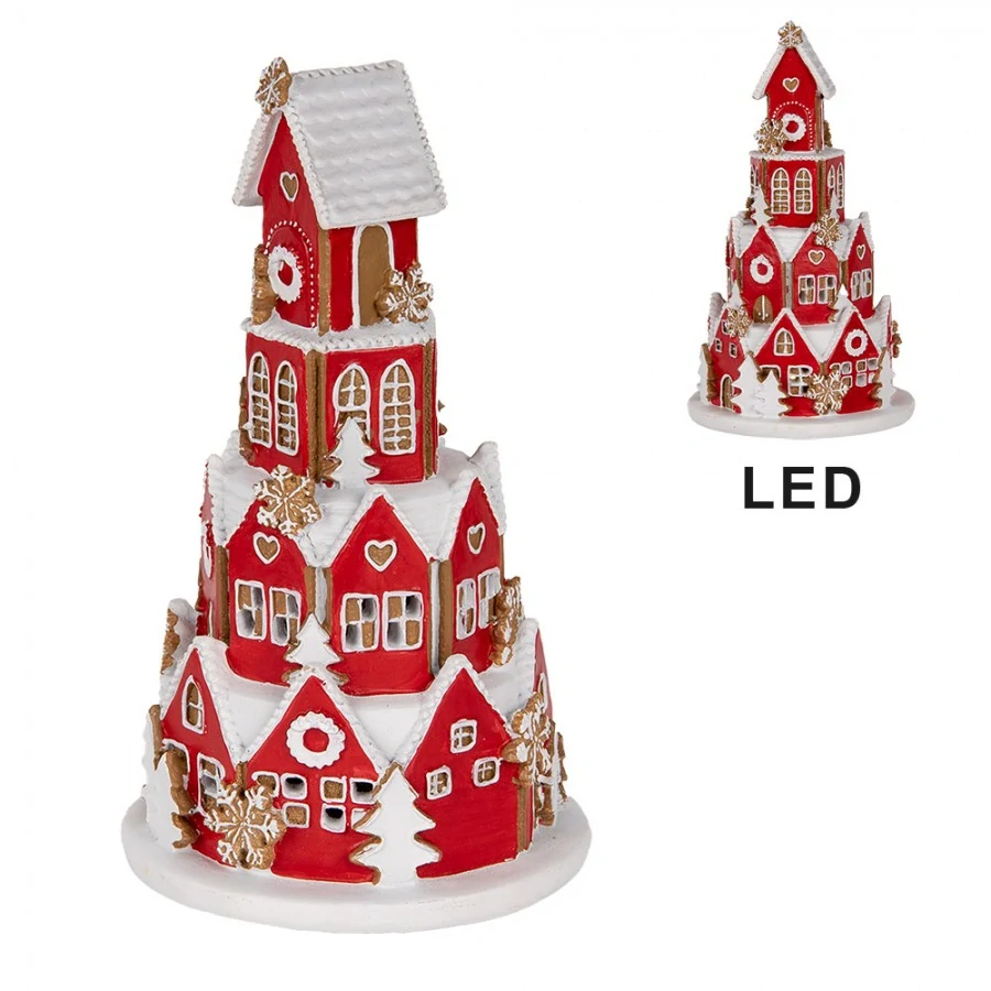 Perníková chaloupka LED - 26 cm