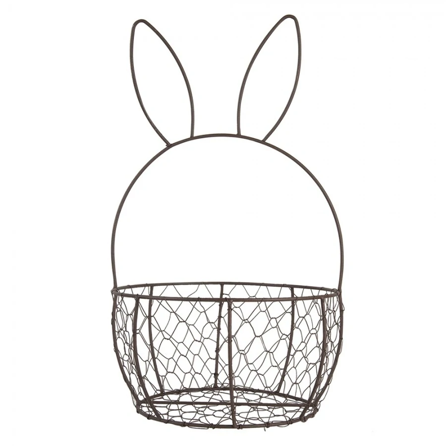 Kovový košík "Zajíček" 