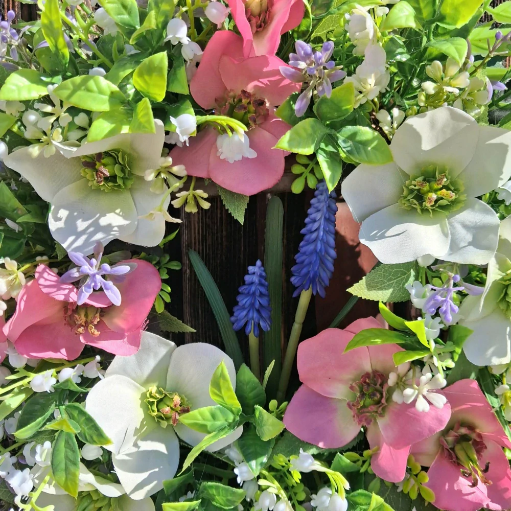 Jarní věnec - 38 cm 