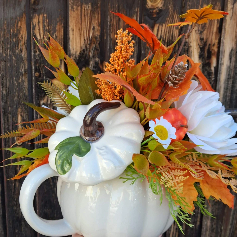 Keramická konvička aranžmá - 26 cm 