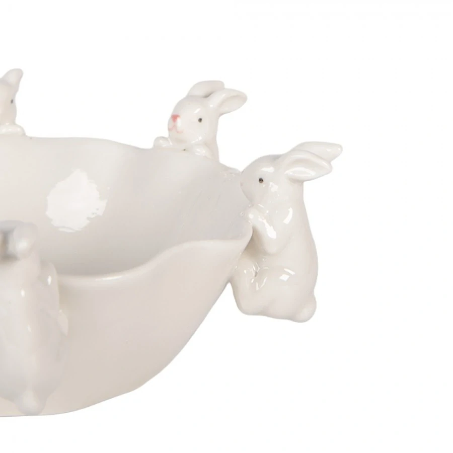 Keramická miska "Králičci" - 21 cm