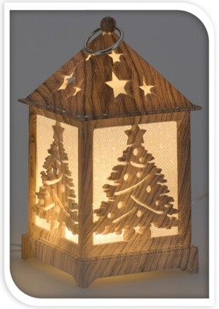 Vánoční LED lucerna - 12 cm