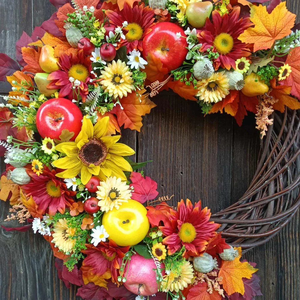 Dekorativní věnec - 72 cm