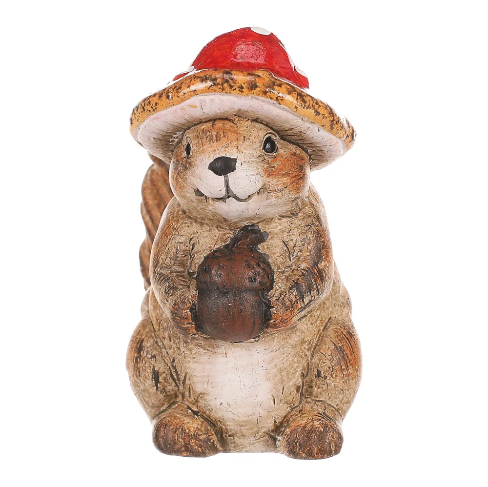 Dekorativní veverka - 8 cm