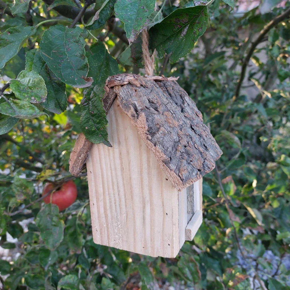 Dřevěná budka - 17 cm 