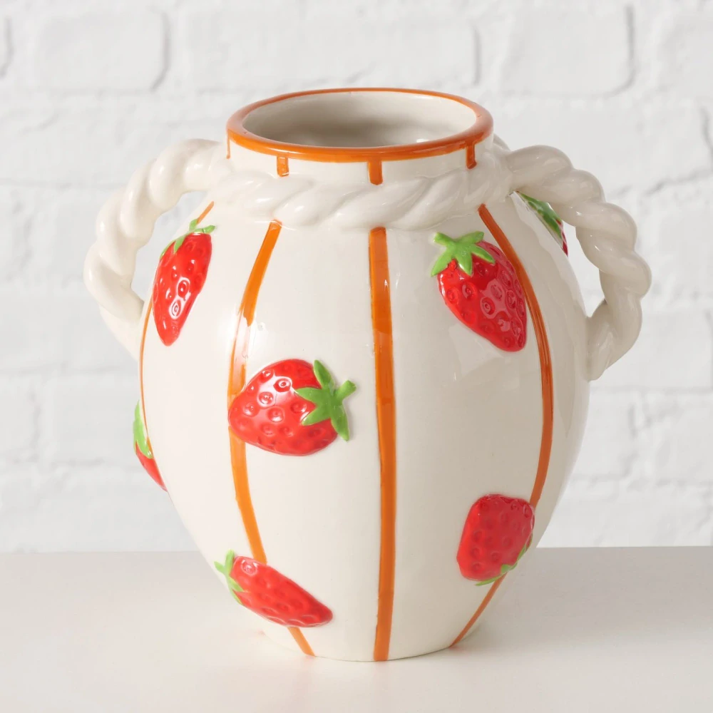 Porcelánová váza "Jahoda" - 17 cm 
