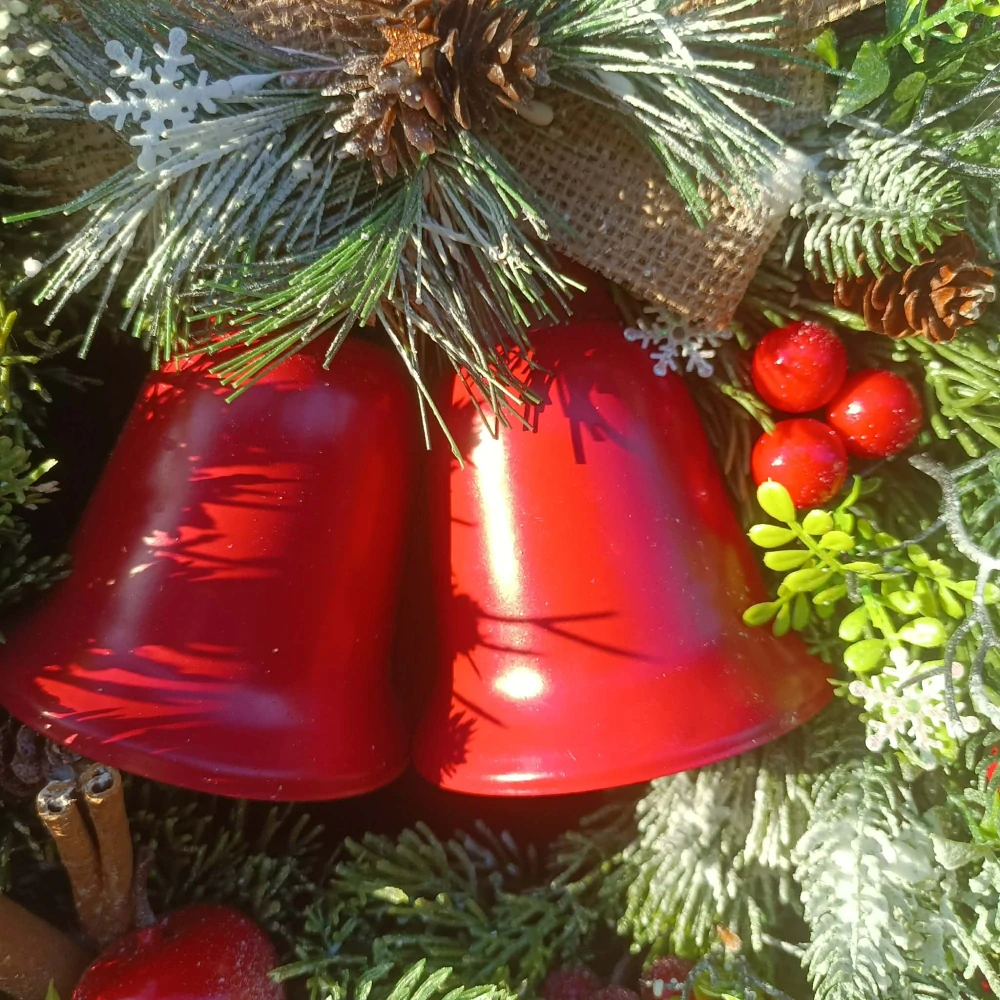 Vánoční věnec - 40 cm "Zvonky"