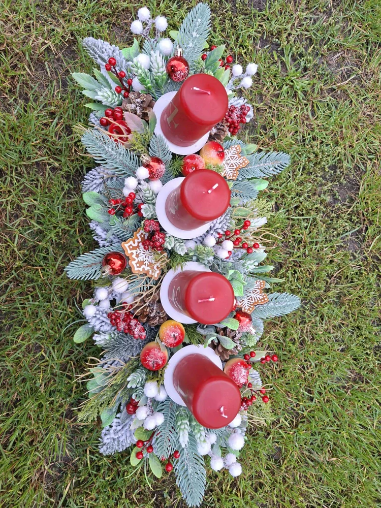 Adventní svícen - 50 cm