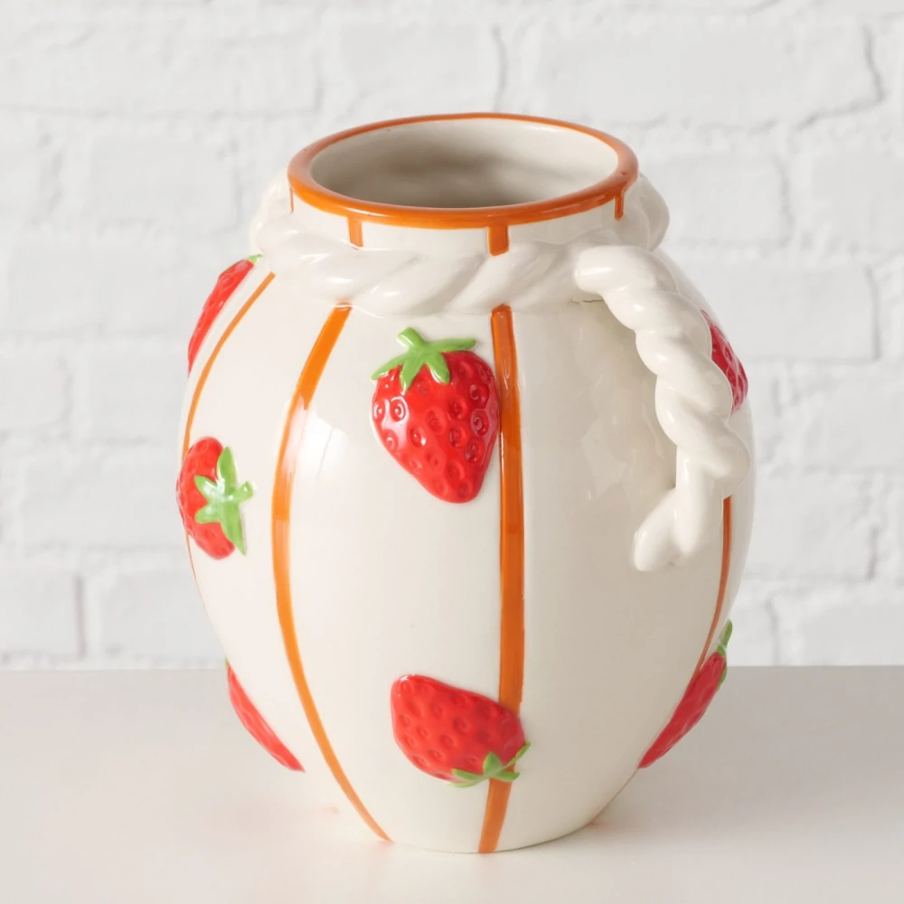 Porcelánová váza "Jahoda" - 17 cm 