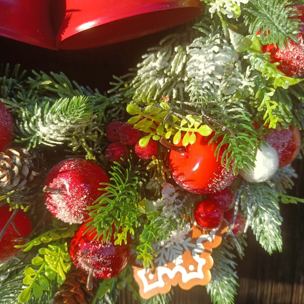 Vánoční věnec - 40 cm "Zvonky"