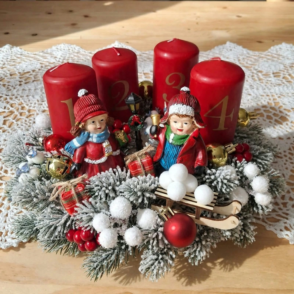 Adventní věnec - 30 cm