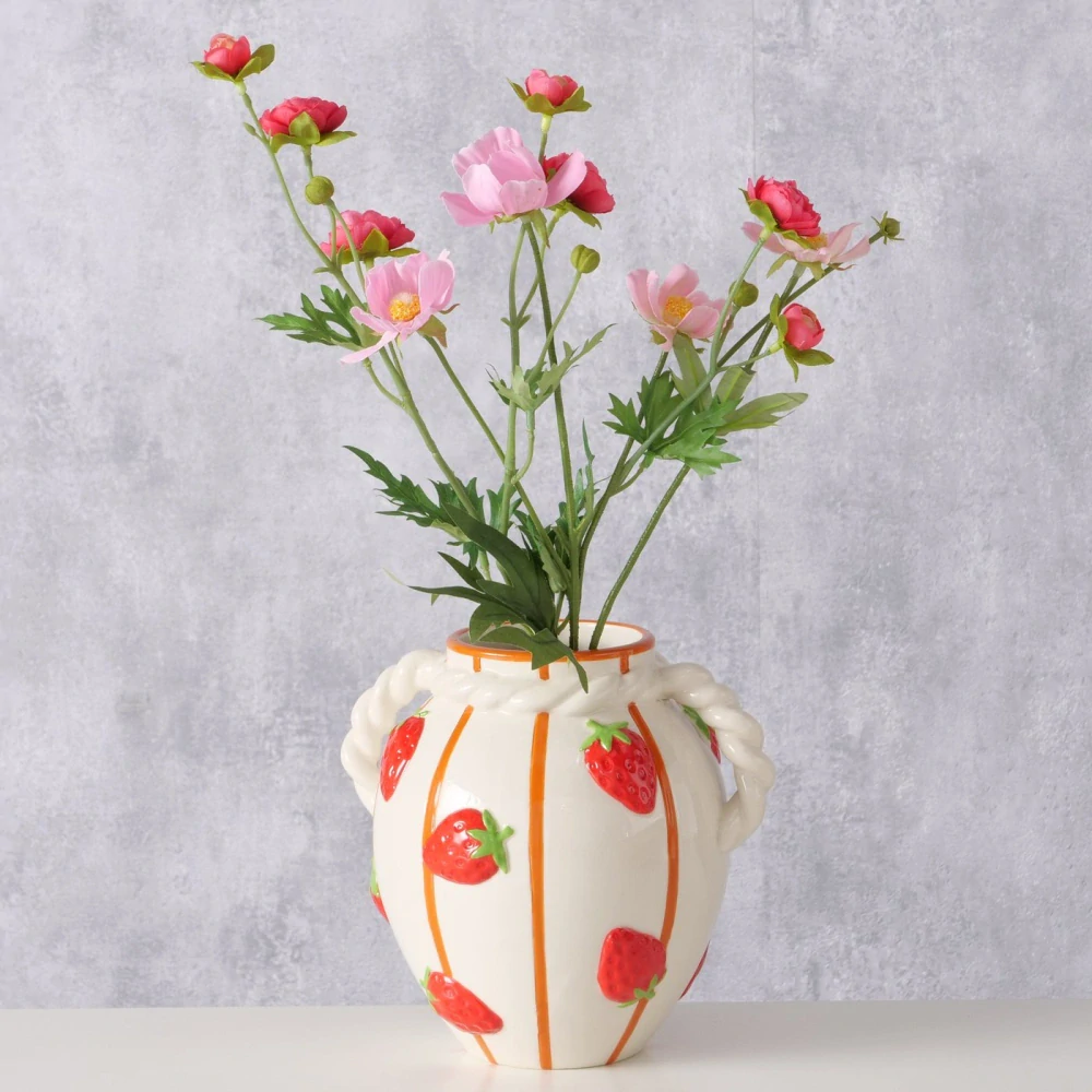 Porcelánová váza "Jahoda" - 17 cm 