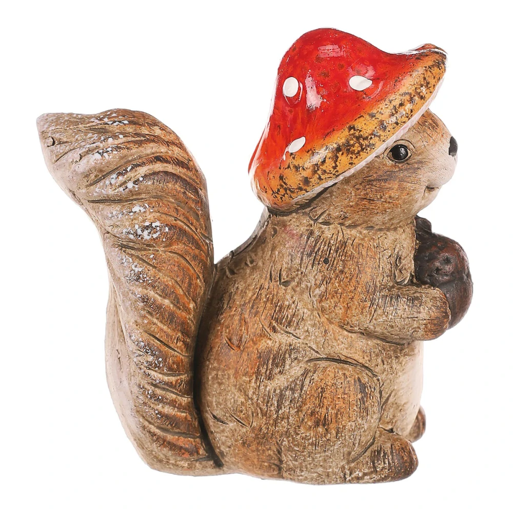 Dekorativní veverka - 8 cm