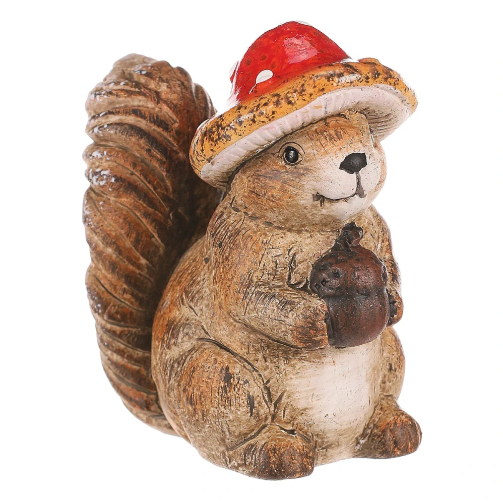 Dekorativní veverka - 8 cm