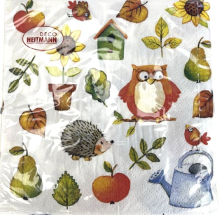 Papírové ubrousky - 33x33 cm