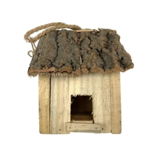 Dřevěná budka - 17 cm 