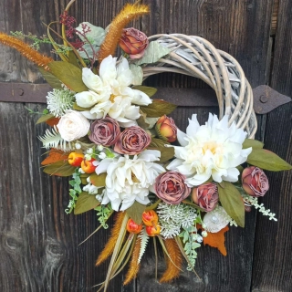 Podzimní věnec - 40 cm