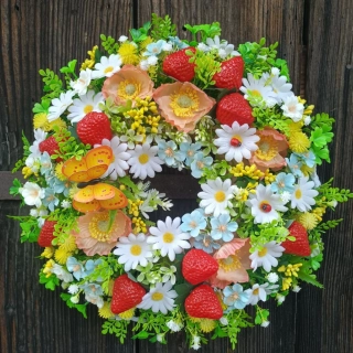 Dekorativní věnec - 35 cm 