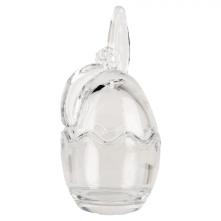 Skleněná dóza "Zajíček" - 12 cm 