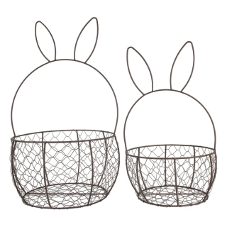 Kovový košík "Zajíček" 