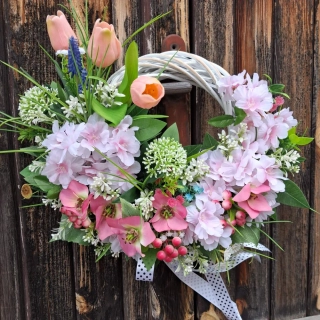 Jarní věnec - 40 cm 